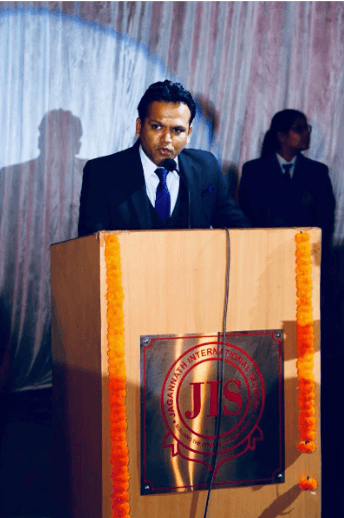 Badminton courts at NGF Public School